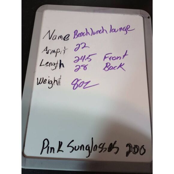 BeachLunchLounge Shirt Ladies Large Red Button Front Long Sleeve Heart - Picture 8 of 8